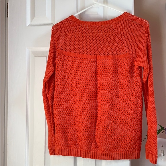 Orange knitted Michael Kors sweater medium - Picture 2 of 5